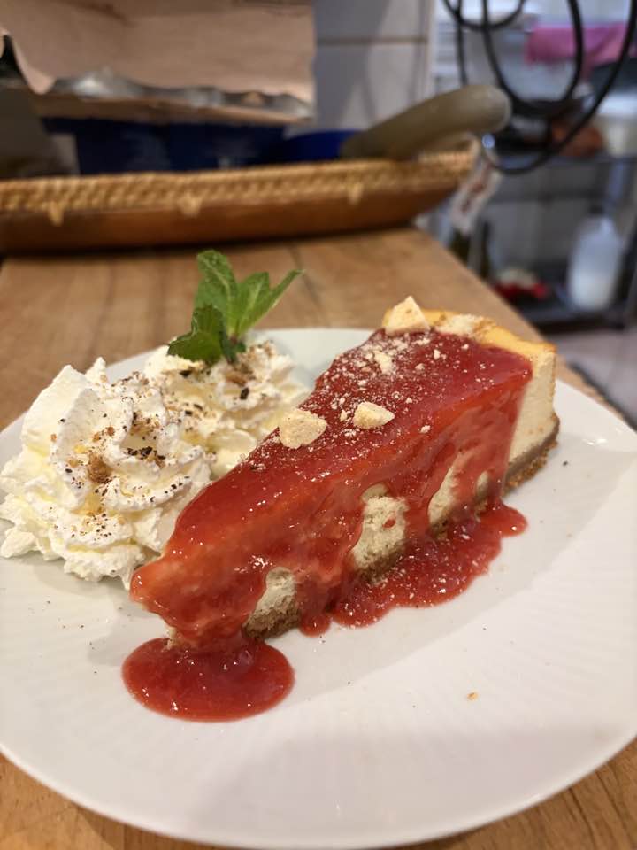 Cheesecake fraise maison